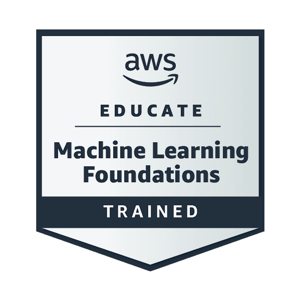 AWS Educate Machine Learning Foundations - Training Badge